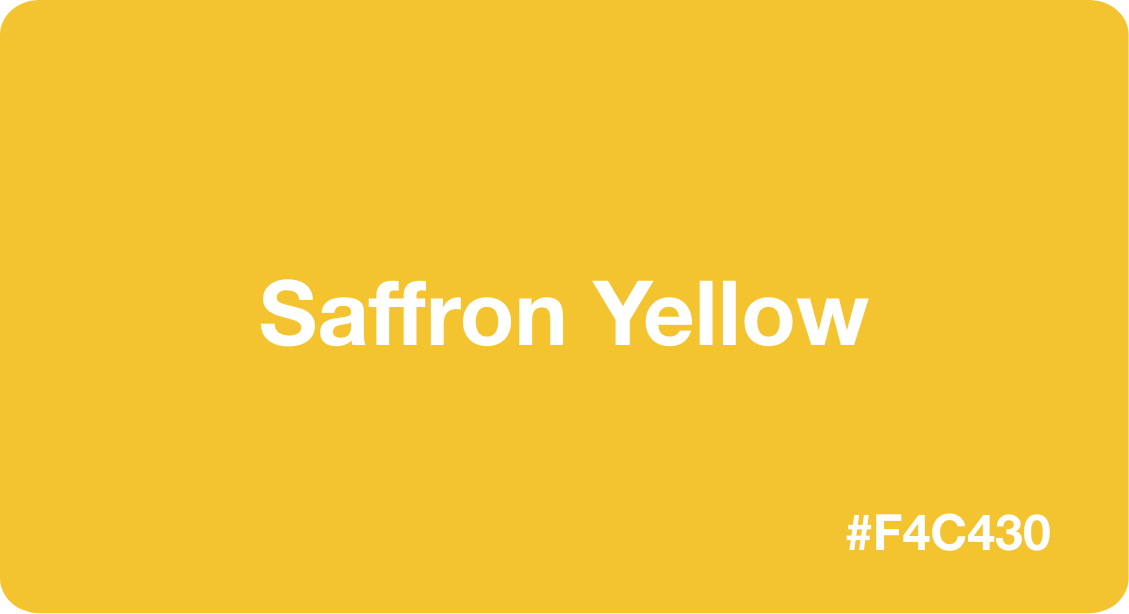 Saffron Yellow Color Best Practices, Color Codes, Palettes & More!